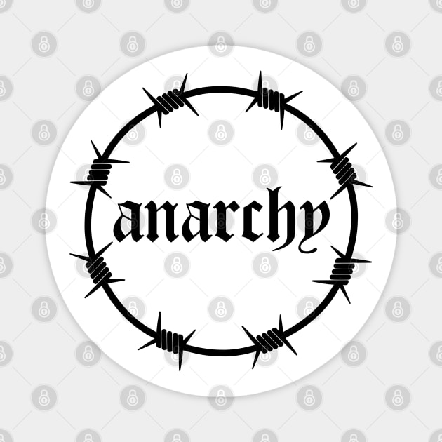 Anarchy Barbed wire Magnet by Smurnov